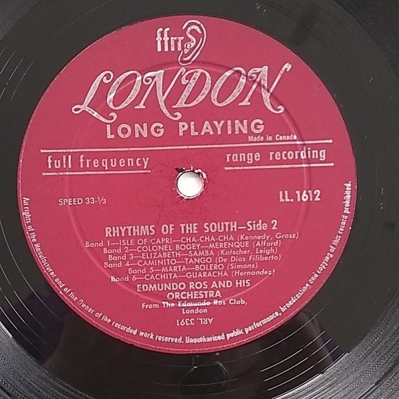 Edmundo Ros and his Orchestra - Rythms of the South LP - Picture 4 of 4